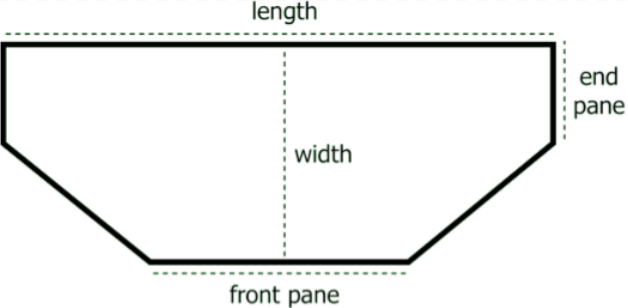 Flat-Back Hexagon Tank